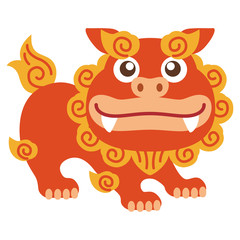 シーサー 沖縄 イラスト