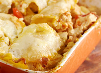 Chicken and Pumpkin Lasagna