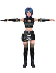 Obraz premium 女性戦士