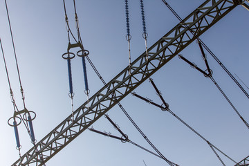 german high voltage power line