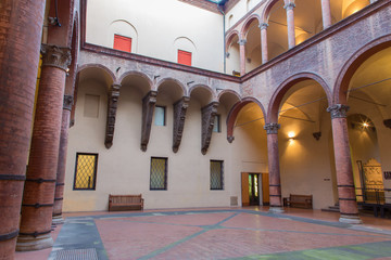 Bologna - Atrium of Medieval museum © Renáta Sedmáková