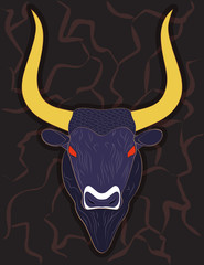 Head of Minoan Bull