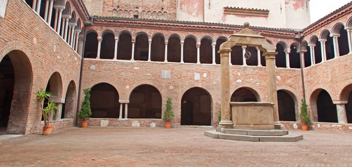 Bologna - Atrium in st. Stephen churches complex.