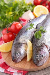 raw fish