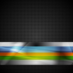Abstract stripes vector design