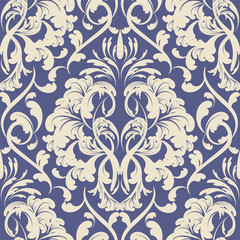 vector damask wallpaper. design elements. flower backdrop