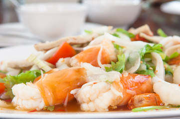 Shrimps salad