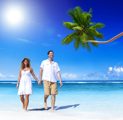 Couple Relaxing in the Beach