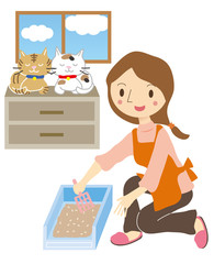 ペットシッター　女性