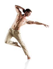 Caucasian male dancer