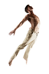 Caucasian male dancer