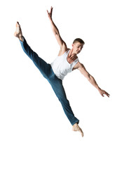 Caucasian male dancer