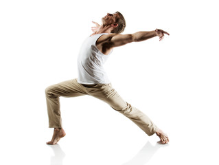 Caucasian male dancer - 63275760