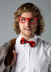 Handsome caucasian man