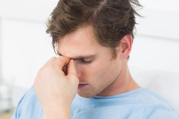 Obraz premium Patient suffering from headache