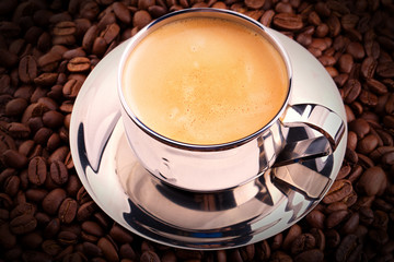 cup of Coffee with beans