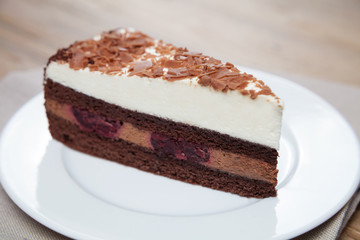 kuchen auf teller