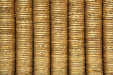 coins stack background