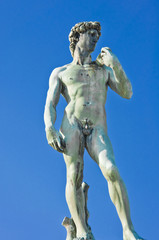 Statue of David, located in Micheal Angelo Park Florence, Italy
