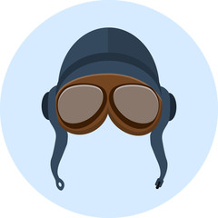 Retro helmet  and goggles
