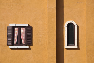 Window italy style at palio in Thailand