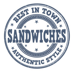 Sandwiches stamp