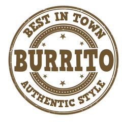 Burrito stamp