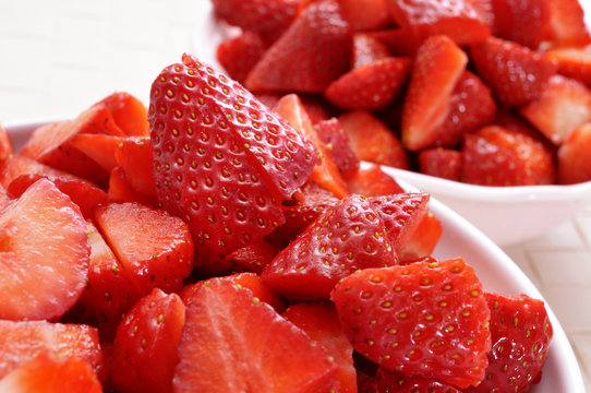 Chopped Strawberries