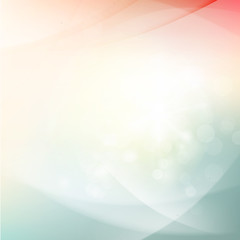 Abstract sunshine shiny flow background, vector illustration