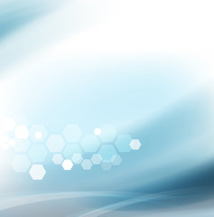 Abstract flow smooth and clean background for science or technol