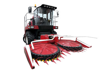 Red modern combine