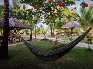 relax in the hammock at bintan island