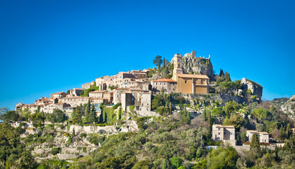Fototapeta premium Eze old Village in Alpes-Maritimes in France.