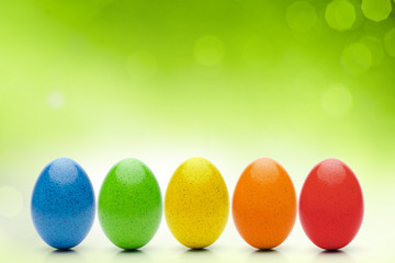 Obraz premium Bunte Ostereier