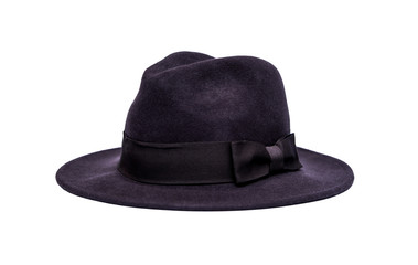 women's hat on white background