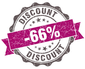 Obraz premium Discount violet grey grunge vintage retro isolated seal