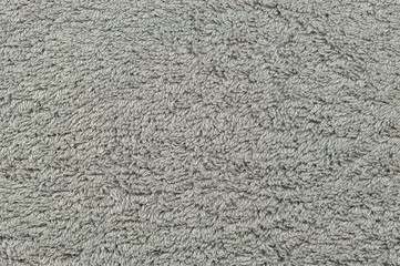 Grey natural plush terry cloth turkish bath beach towel texture