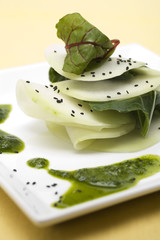 kohlrabi-Carpaccio