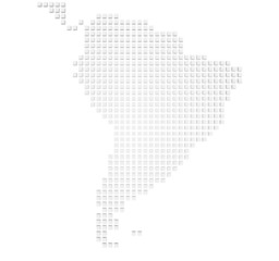Map of South America © kerdazz