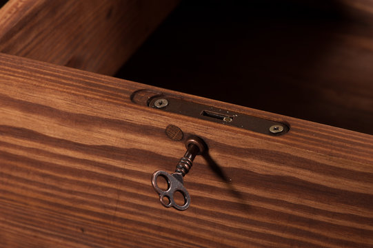 Wooden Casket key