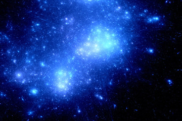 Fototapeta na wymiar Stars in deep space