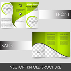 Tri-fold corporate business brochure