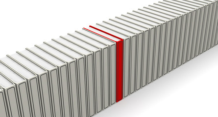 Obraz premium Нужная книга из множества