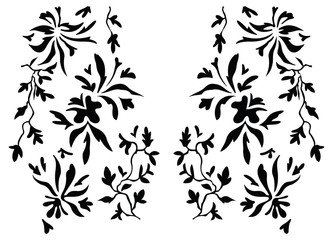 Traditional paisley design