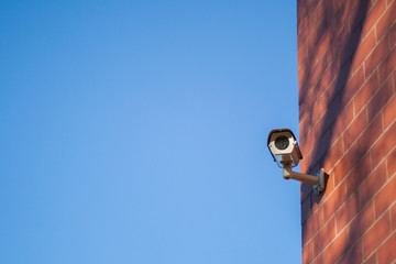 Fototapeta premium Camera on the wall