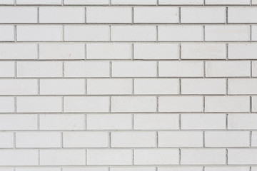 White brick wall.