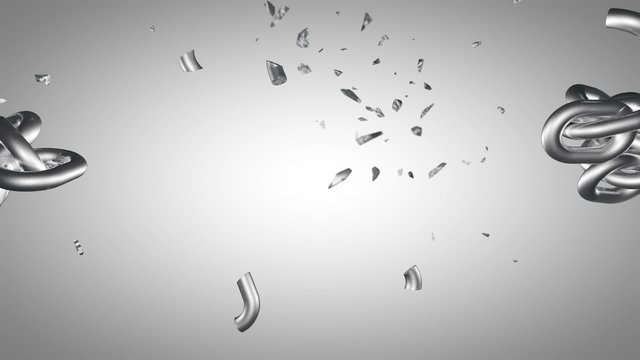 3D realistic animation chain breaks