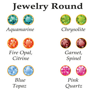 Jewelry Round Isolated Objects