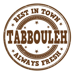 Tabbouleh stamp
