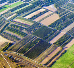 Fototapeta premium aerial of rural landscape, Hamburg